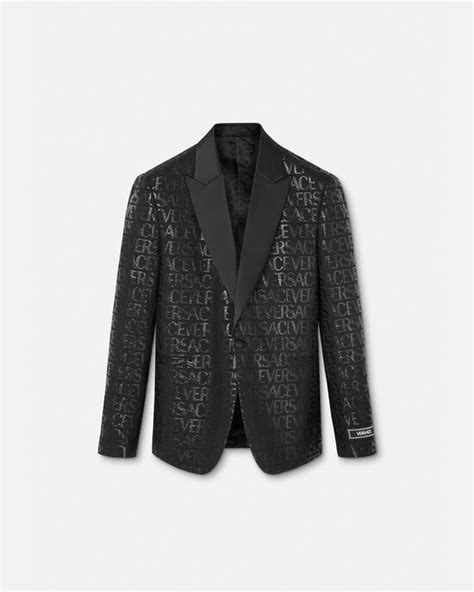 blazer stile versace|versace men's blazer suit.